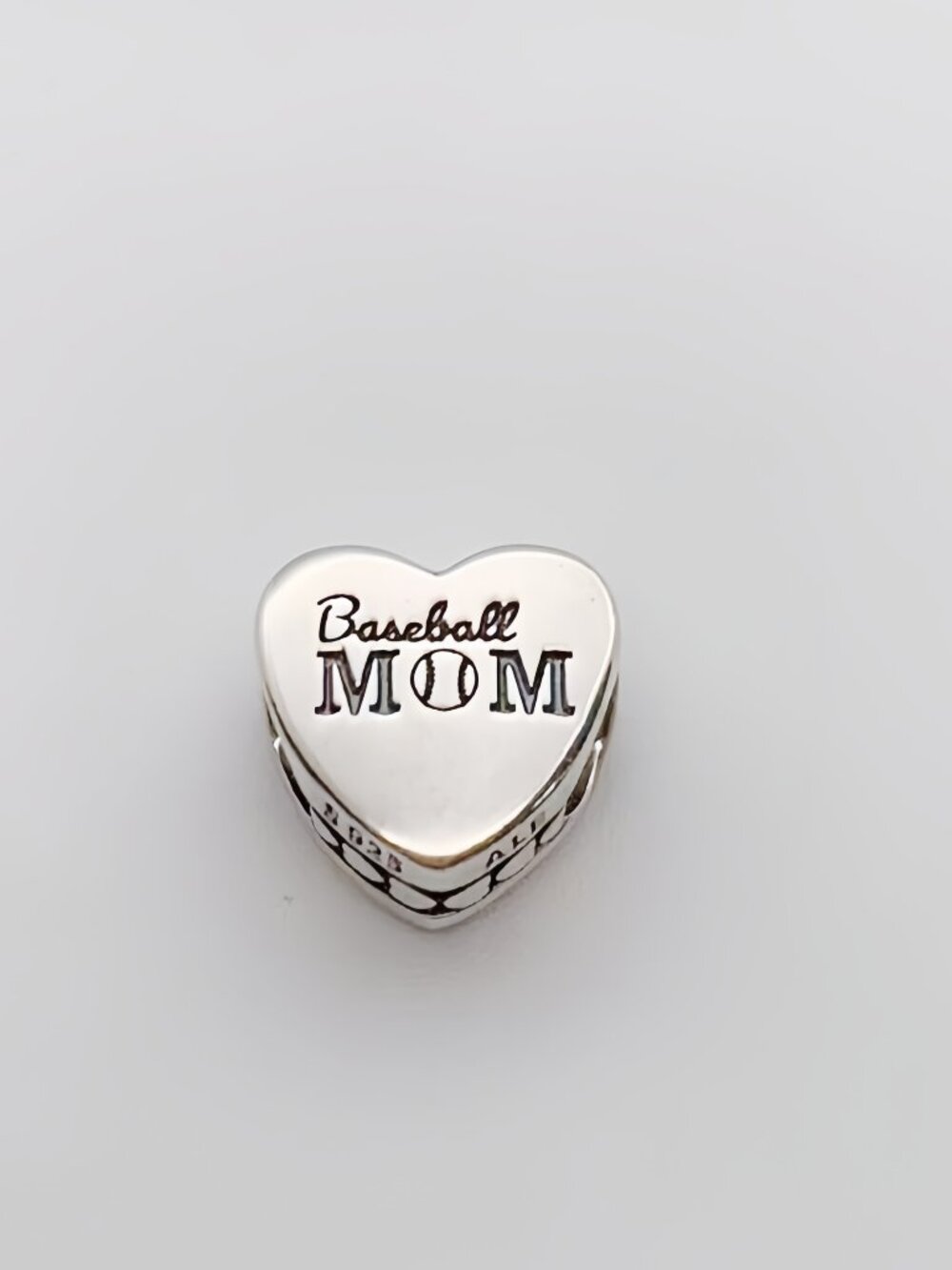 Engravable Basketball Mom Heart Charm